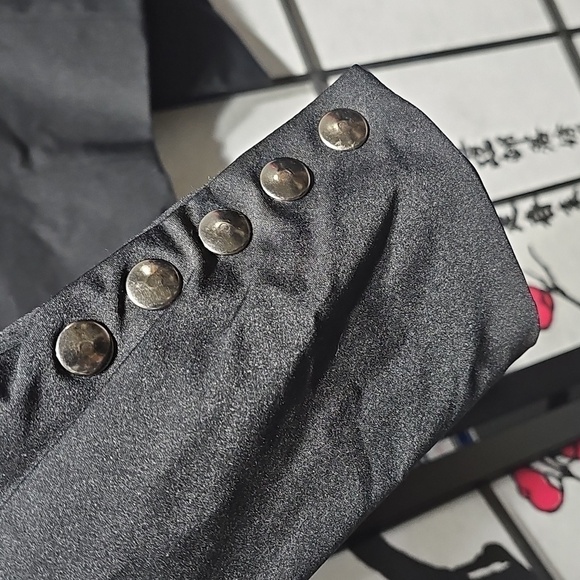 Avenue Montaigne Black Blazer Jacket Size 5 - Picture 3 of 5